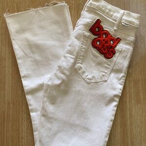 MOTHER The Hustler BAD*SS ankle fray pants